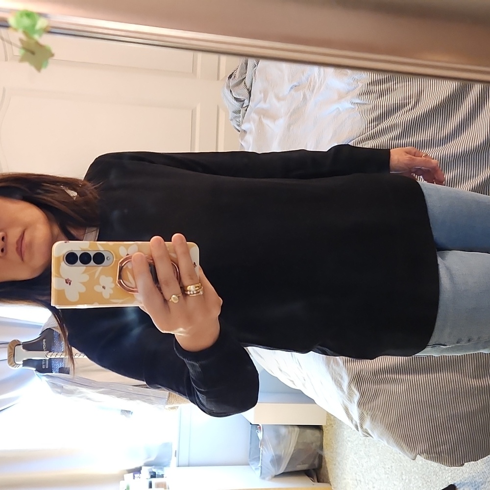 Rag & Bone Classic Black Natalie Sweater Sz S - Picture 4 of 5